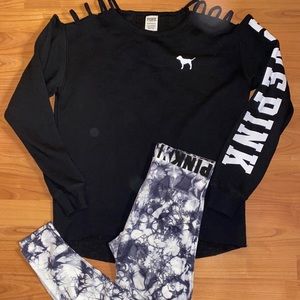 VS PINK tie-dye outfit